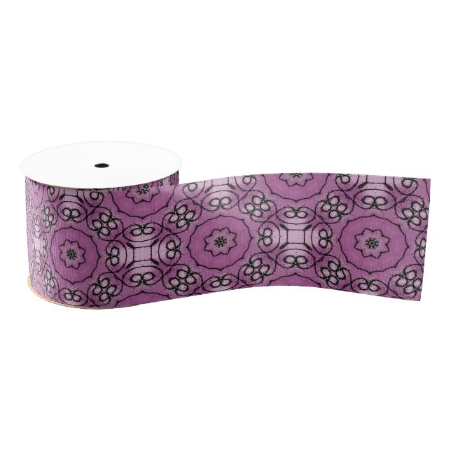 Violet ribbon grosgrain ribbon (Spool)