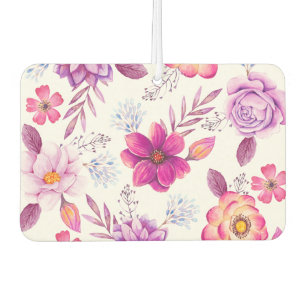 Violet rose car air freshener