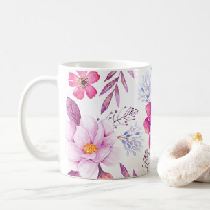 Violet rose coffee mug