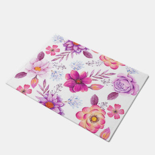 Violet rose doormat