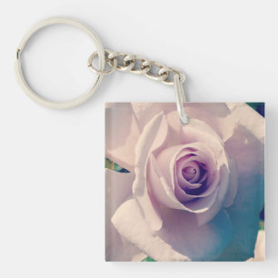 Violet Rose Key Ring