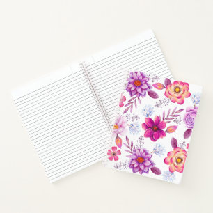 Violet rose notebook