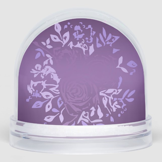 Violet Rose Snowglobe (Front)