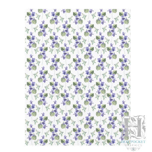 Violet Scrapbook Paper
