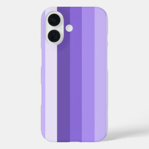 Violet shadow stripes iPhone 16 case