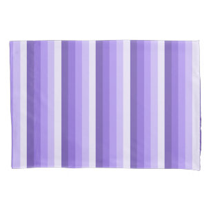 Violet shadow stripes pillowcase