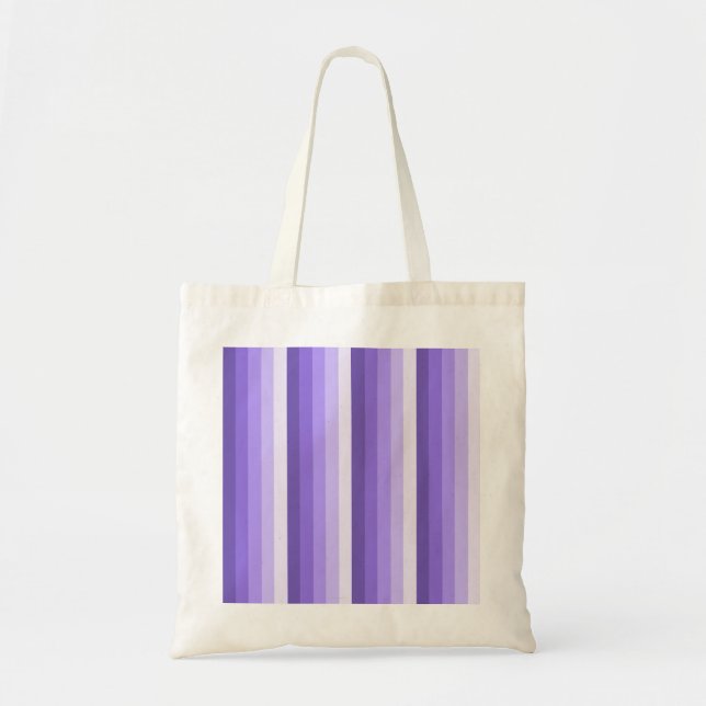 Violet shadow stripes tote bag (Front)