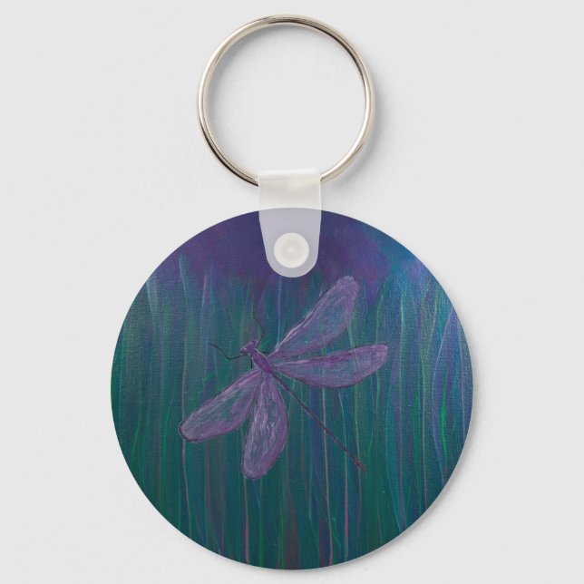 Violet Shimmer Key Ring (Front)