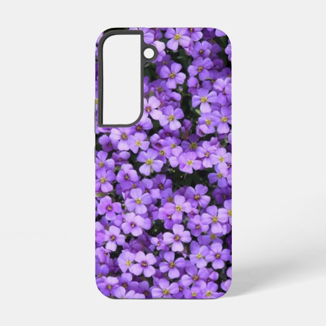 Violet Spring Flowers Violets Samsung Galaxy S22 Case (Back)