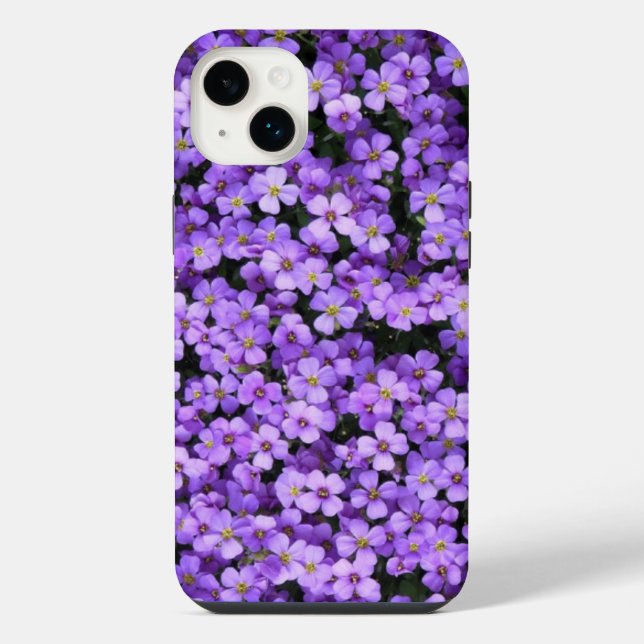 Violet Spring Purple Flowers Violets iPhone Case (Back)