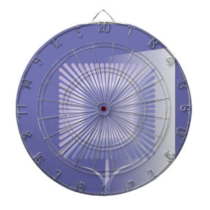 Violet square flower dartboard