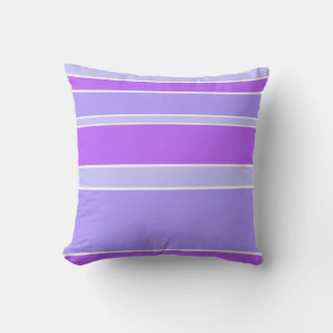 Violet stripes cushion