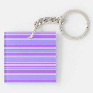 Violet stripes key ring