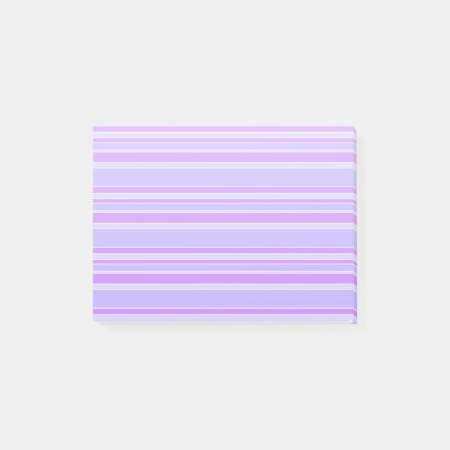 Violet stripes post-it notes (Front)