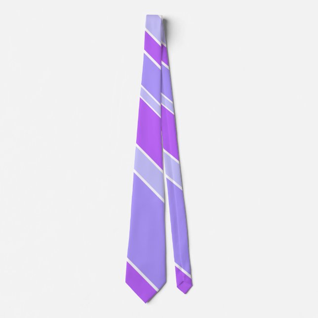 Violet stripes tie (Front)