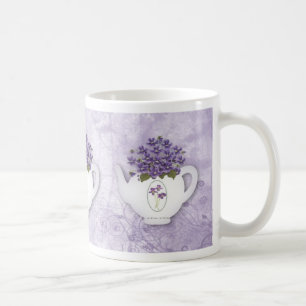 Violet Teapot Mug