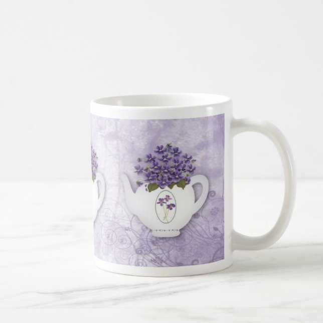 Violet Teapot Mug (Right)
