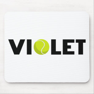 Violet Tennis Mouse Mat
