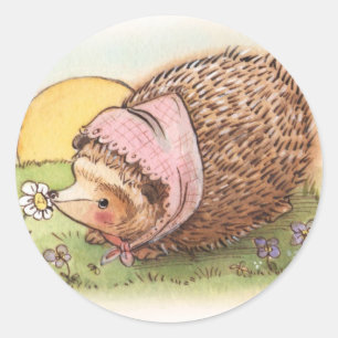 Violet the Hedgehog Classic Round Sticker