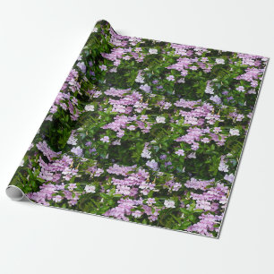 Violet Trumpets Wrapping Paper