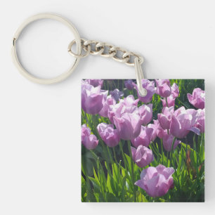 Violet Tulips, Oregon Key Ring