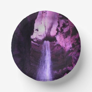Violet Waterfall paper bowls Paper Plate