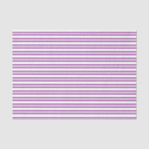 Violet, White and Purple Stripes Tissue Paper