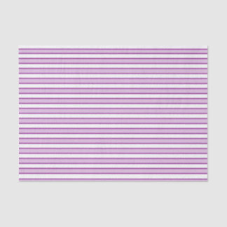 Violet, White and Purple Stripes Tissue Paper