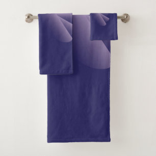 Violet wings bath towel set
