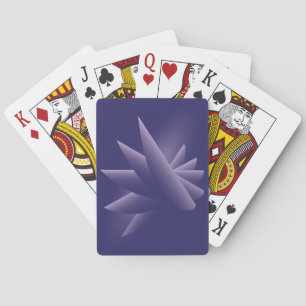 Violet Wings Playing Cards