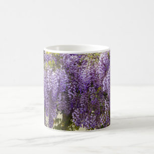 Violet Wisteria Flowers Coffee Mug