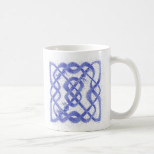 VIOLET YARN CELTIC KNOT White Mug