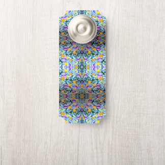 Violets And Lamps Door Hanger