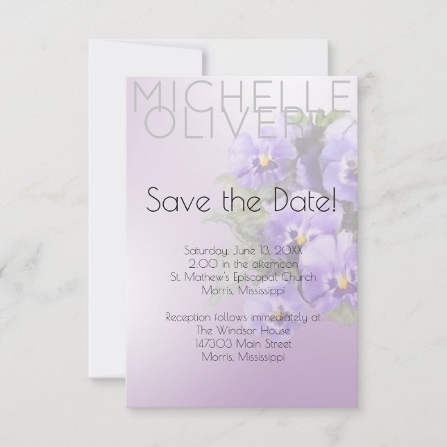 Violets and lavender (Front)