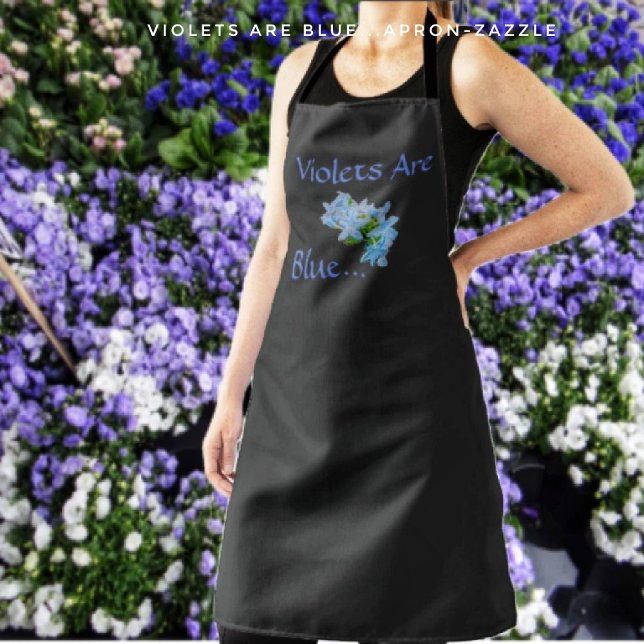 Violets Are Blue... All-Over Print Apron (Creator Uploaded)