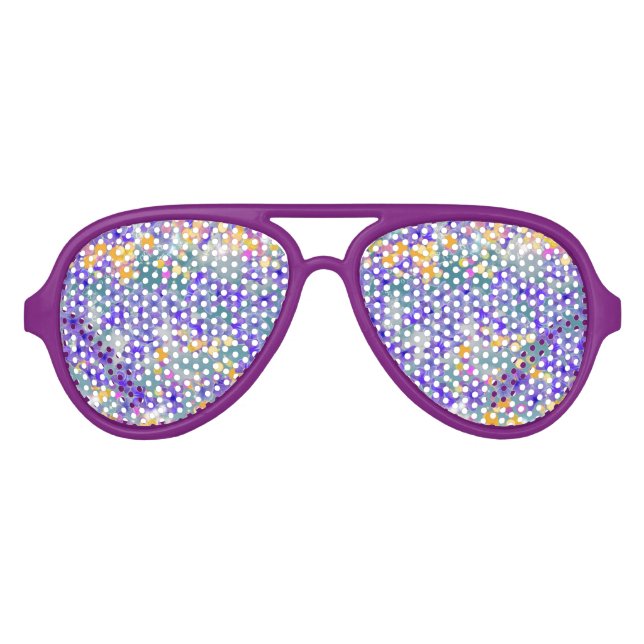 Violets Aviator Sunglasses (Front)