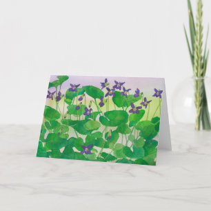 Violets Card