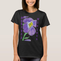 "Violets, D.C.B. 2022" Women's T-Shirt