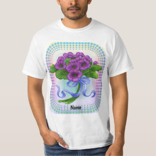 Violets flowers Bouquet T-Shirt