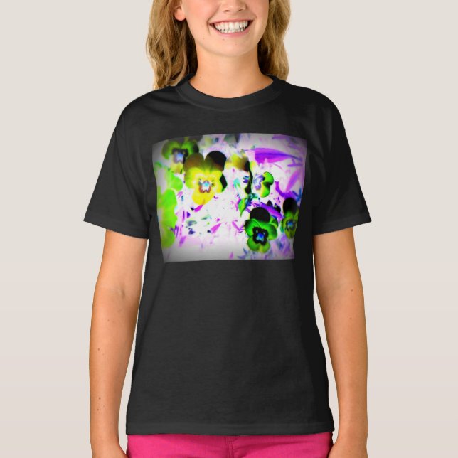 Violets Girls' T-Shirt (Front)