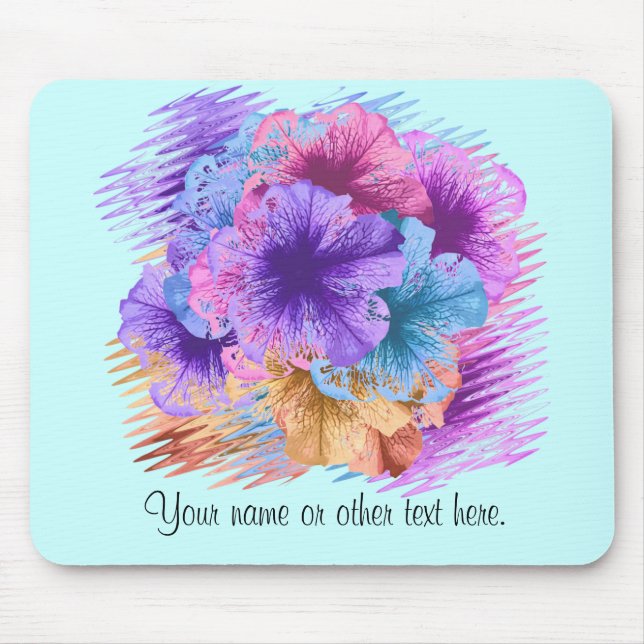 Violets Gone Wild Mouse Mat (Front)