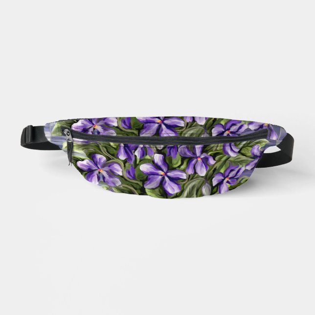 violets in a moon jar bum bags (Front)