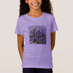 violets in a moon jar T-Shirt