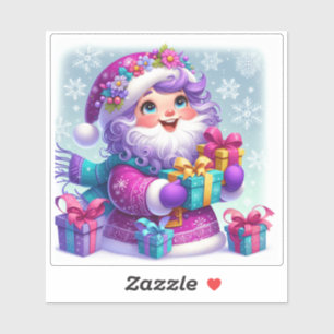 Violet's Joyful Outdoor Christmas Spirit