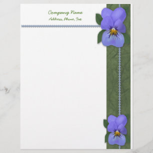 Violets Letterhead