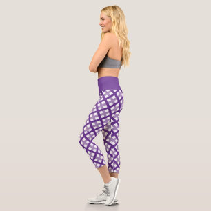 Violetta Neoplaid Capri Leggings
