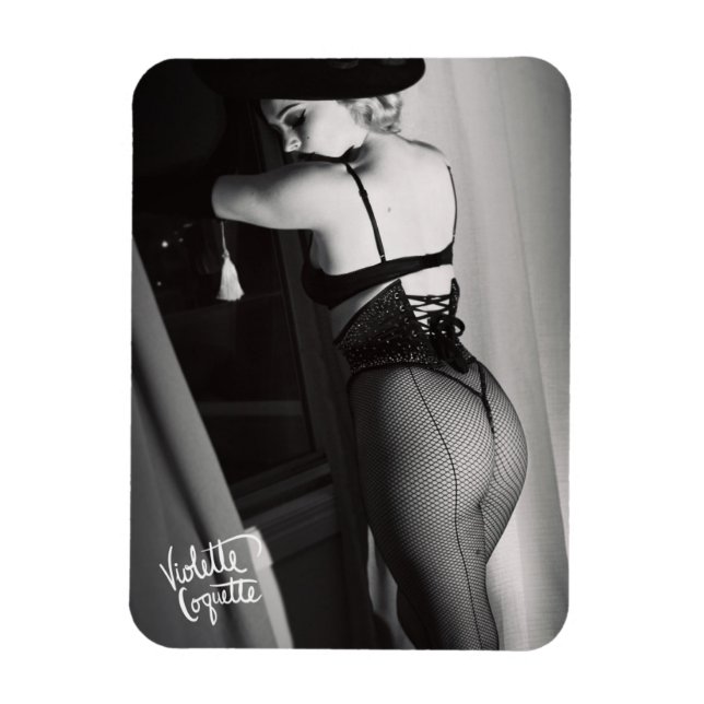 Violette Coquette "Film Noir" / Window Magnet (Vertical)