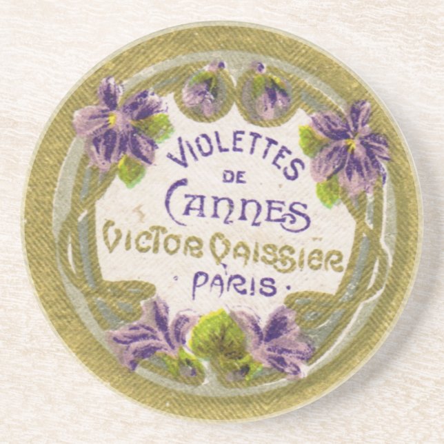 Violette French Perfume Coaster (Front)