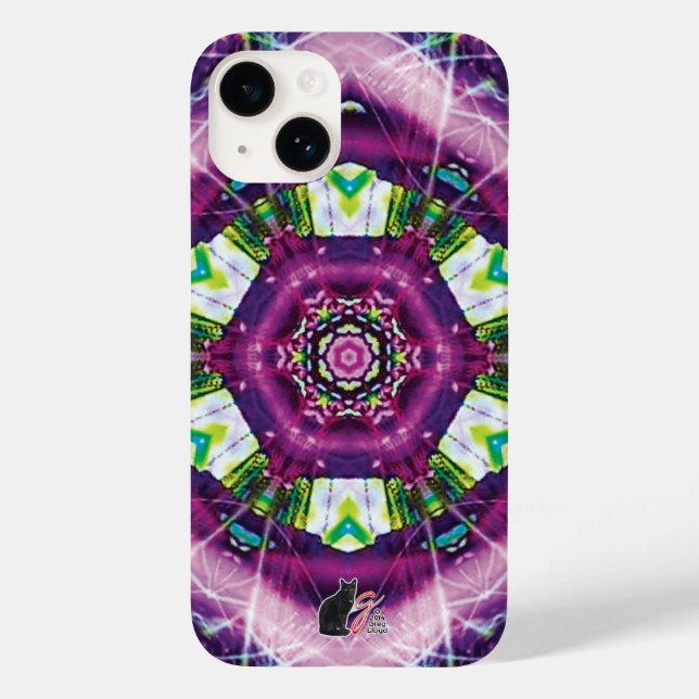 Violette Kaleidoscope Case-Mate iPhone Case (Back)