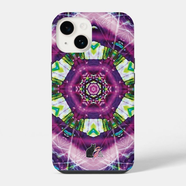 Violette Kaleidoscope iPhone Case (Back)